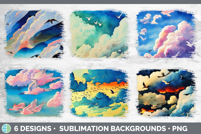 birds-flying-distressed-sublimation-background-panel