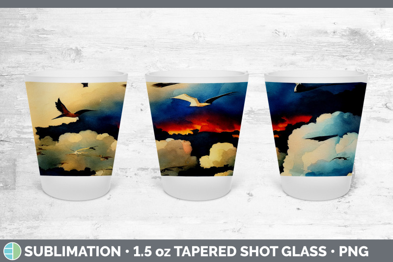 birds-flying-shot-glass-sublimation-shot-glass-1-5oz-tapered