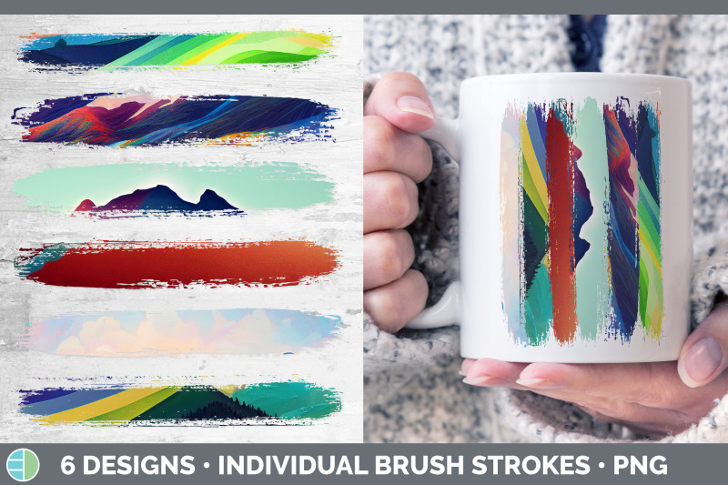 rainbow-mountains-brush-strokes-png-sublimation-designs