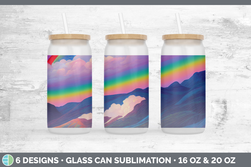 rainbow-mountains-glass-can-sublimation-beer-mason-jar