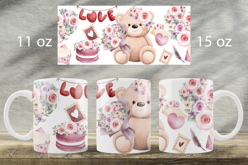 valentines-day-mug-wrap-love-mug-sublimation-png-teddy-bear