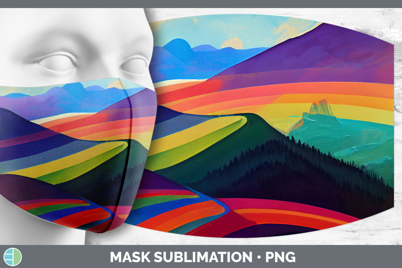 rainbow-mountains-mask-sublimation-bundle-face-mask-designs