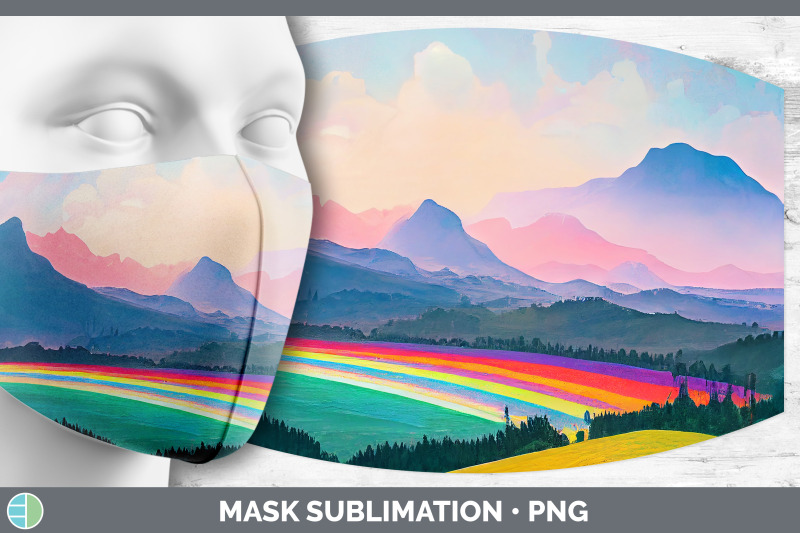 rainbow-mountains-mask-sublimation-bundle-face-mask-designs