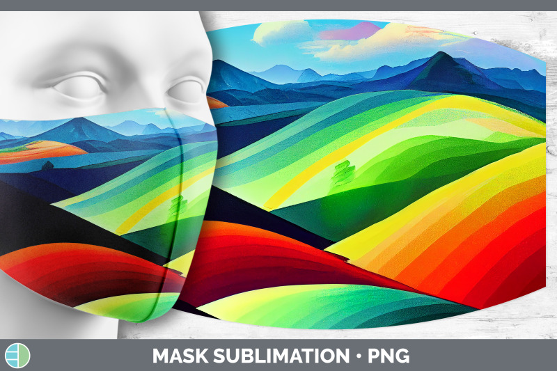 rainbow-mountains-mask-sublimation-bundle-face-mask-designs