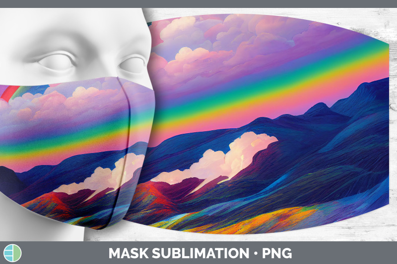 rainbow-mountains-mask-sublimation-bundle-face-mask-designs