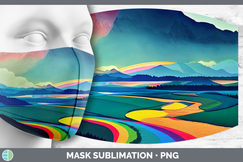 rainbow-mountains-mask-sublimation-bundle-face-mask-designs