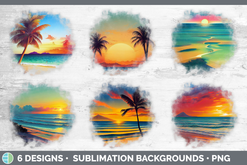 beach-sunset-background-grunge-sublimation-backgrounds