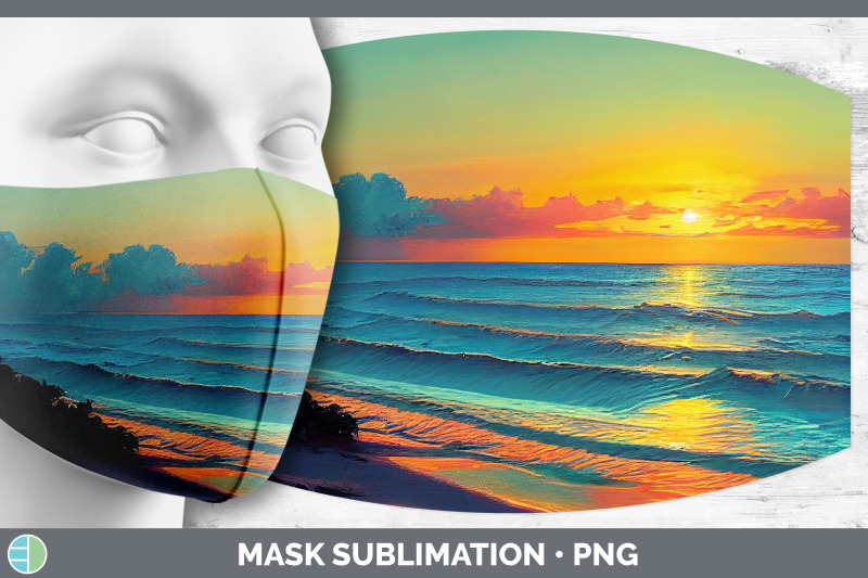 beach-sunset-mask-sublimation-bundle-face-mask-designs