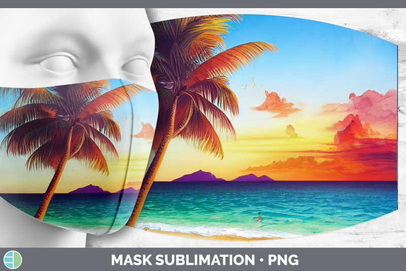 beach-sunset-mask-sublimation-bundle-face-mask-designs