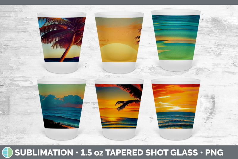 beach-sunset-shot-glass-sublimation-shot-glass-1-5oz-tapered