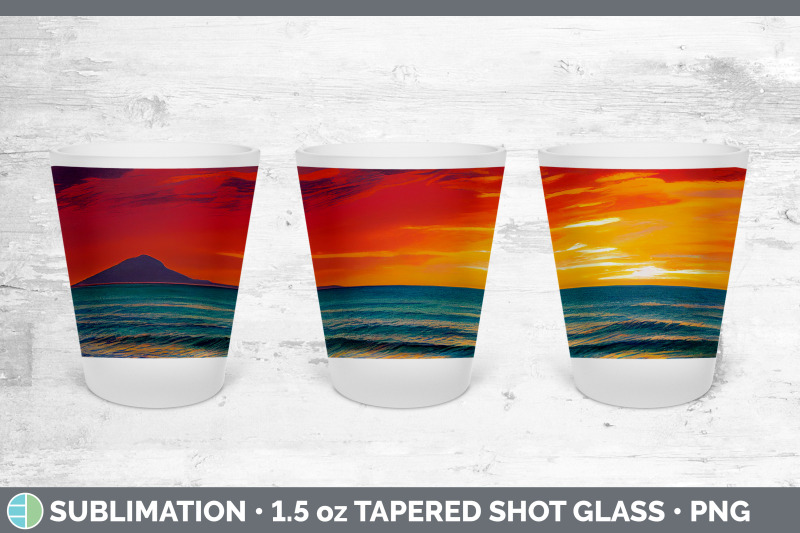 beach-sunset-shot-glass-sublimation-shot-glass-1-5oz-tapered