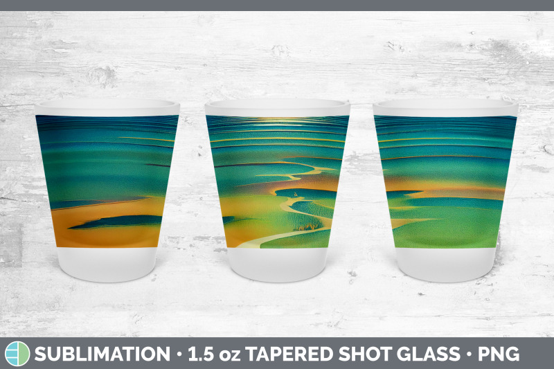 beach-sunset-shot-glass-sublimation-shot-glass-1-5oz-tapered