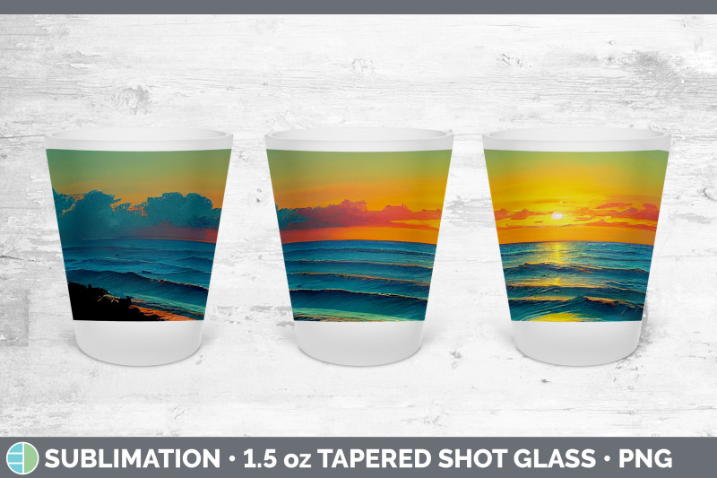 beach-sunset-shot-glass-sublimation-shot-glass-1-5oz-tapered