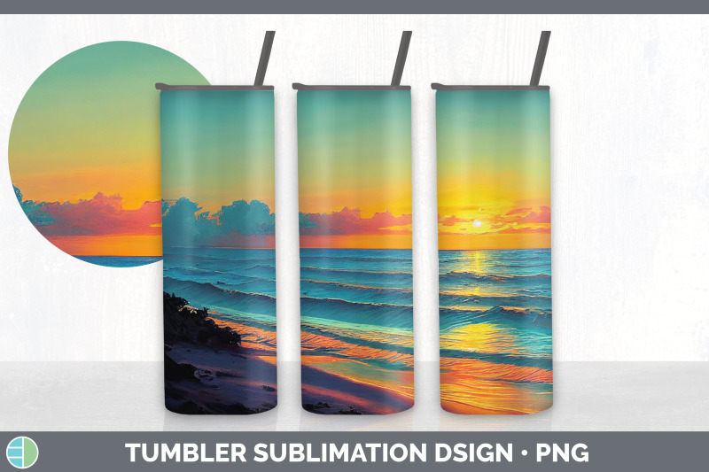 beach-sunset-tumbler-sublimation-bundle