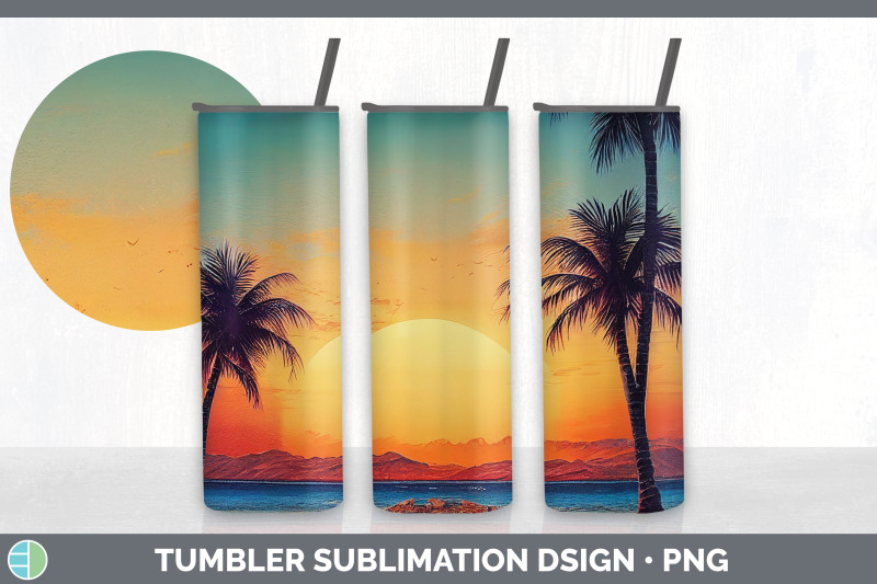 beach-sunset-tumbler-sublimation-bundle