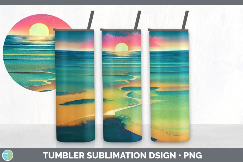 beach-sunset-tumbler-sublimation-bundle