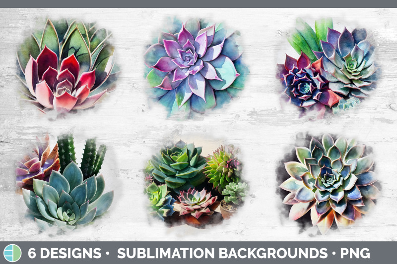succulents-background-grunge-sublimation-backgrounds
