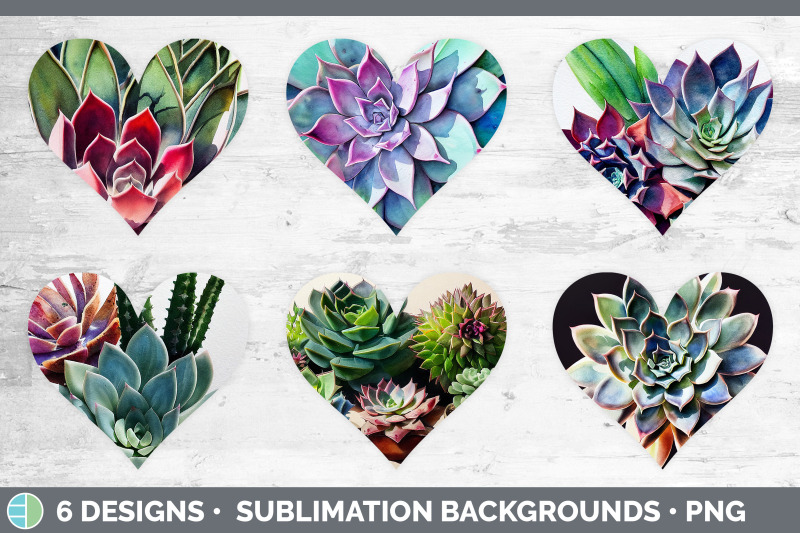 succulents-hearts-clipart-sublimation-designs