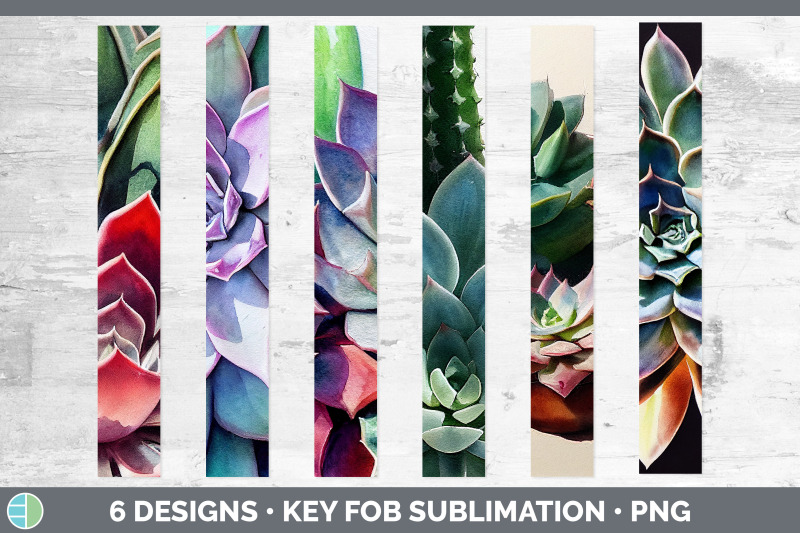 succulents-key-fob-wristlet-sublimation