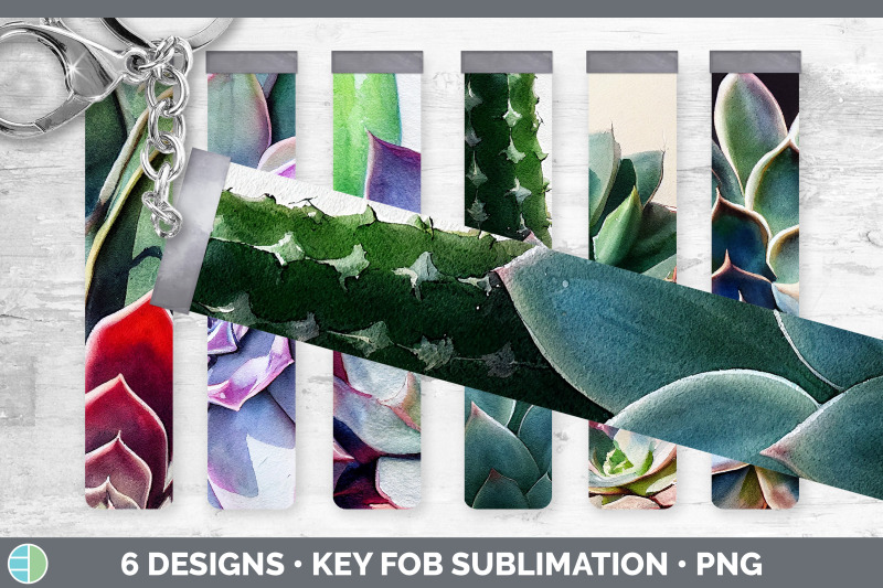 succulents-key-fob-wristlet-sublimation