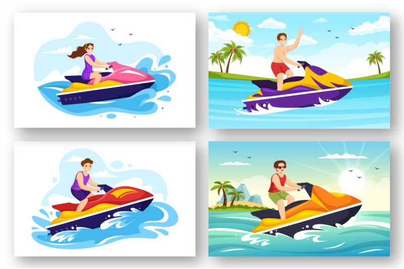 13-people-ride-jet-ski-illustration