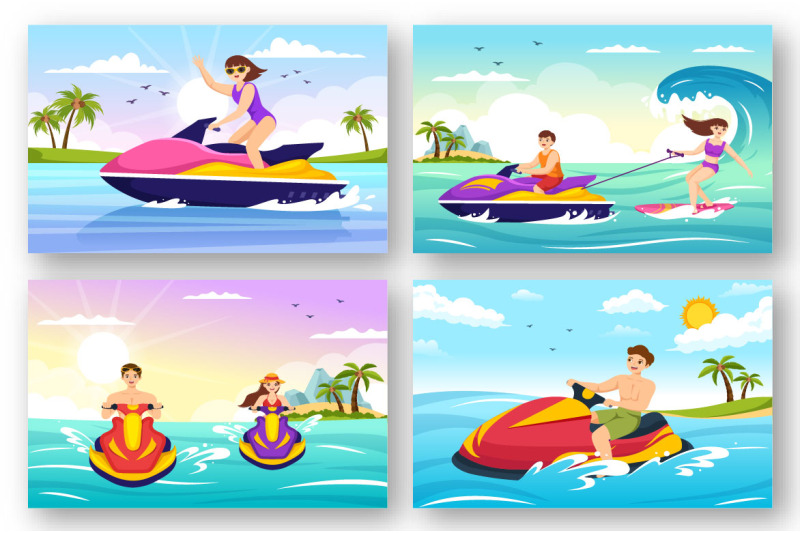 13-people-ride-jet-ski-illustration