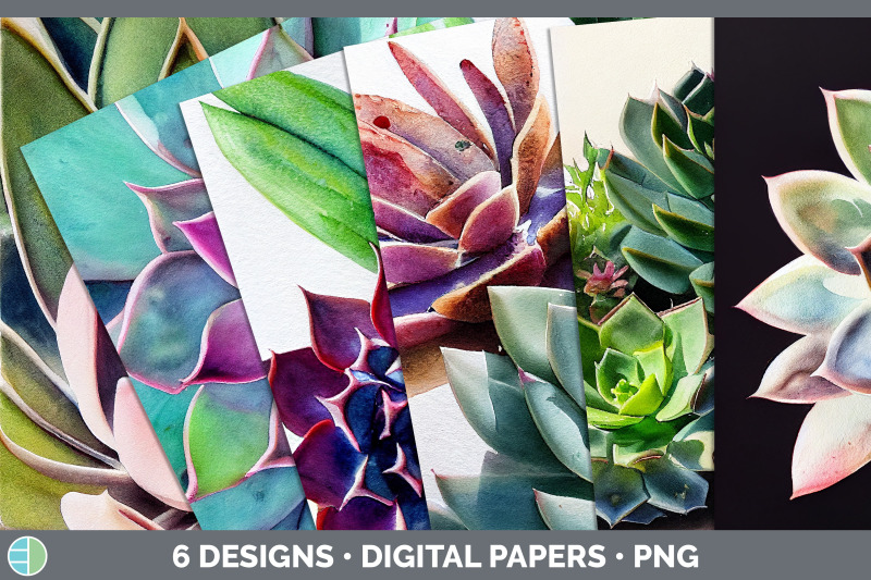 succulents-backgrounds-digital-scrapbook-papers