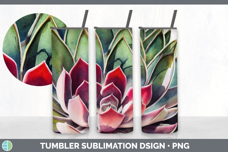 succulents-tumbler-sublimation-bundle