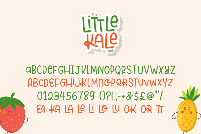 a-little-kale-font-cute-fonts-fun-fonts-craft-fonts