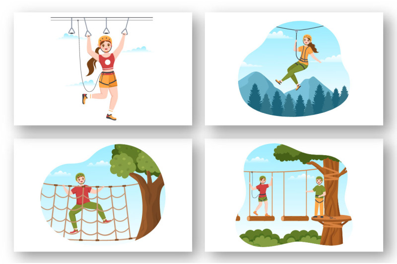 13-zip-line-illustration