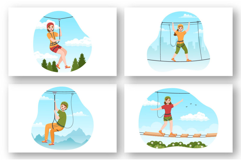 13-zip-line-illustration