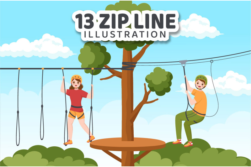 13-zip-line-illustration