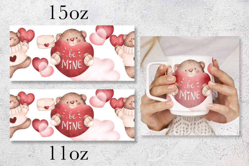valentines-day-mug-wrap-love-mug-sublimation-png-teddy-bear