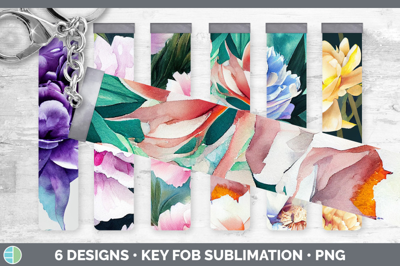 peonies-key-fob-wristlet-sublimation