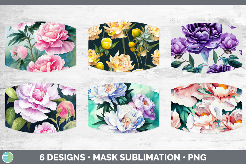 peonies-mask-sublimation-bundle-face-mask-designs