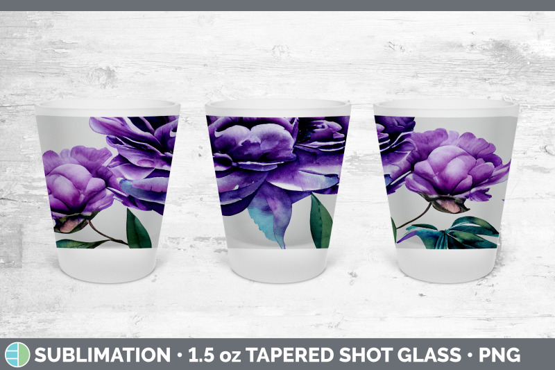 peonies-shot-glass-sublimation-shot-glass-1-5oz-tapered