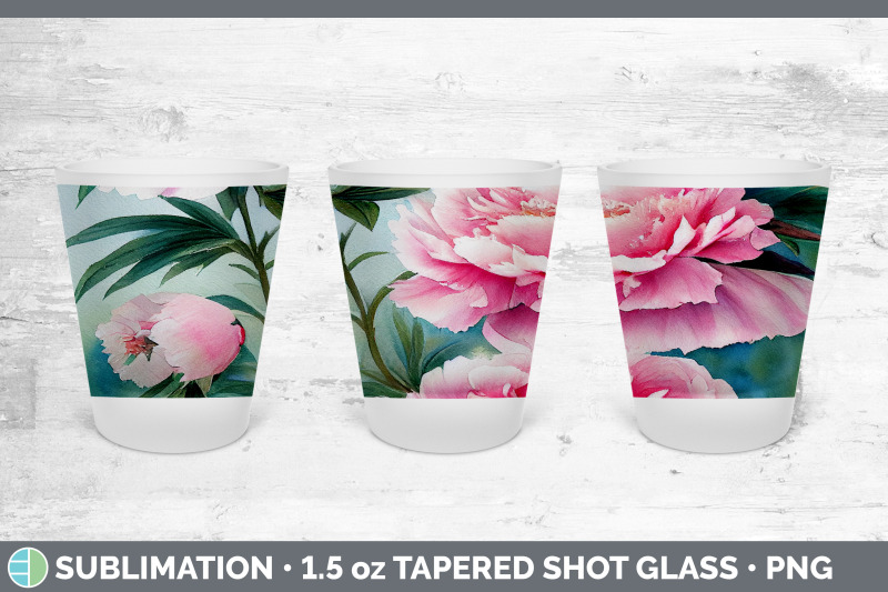 peonies-shot-glass-sublimation-shot-glass-1-5oz-tapered