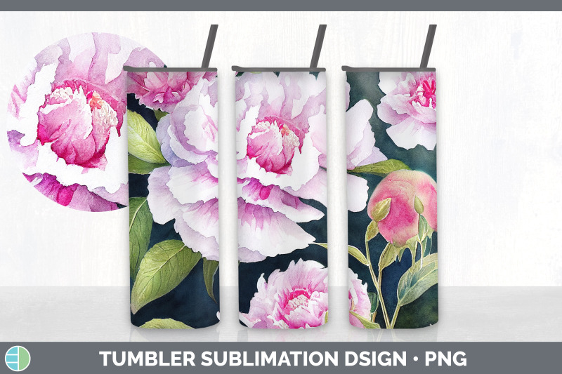 peonies-tumbler-sublimation-bundle