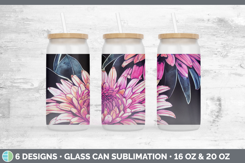 chrysanthemums-glass-can-sublimation-beer-mason-jar