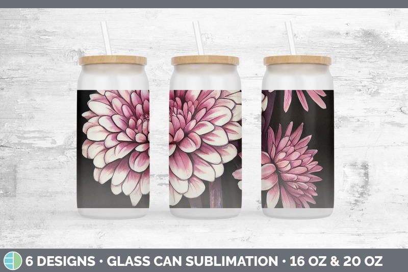 chrysanthemums-glass-can-sublimation-beer-mason-jar