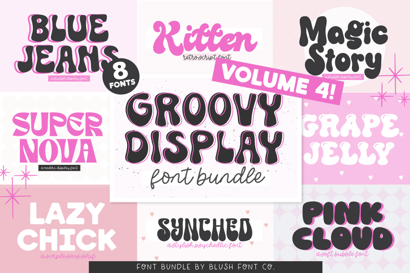 groovy-display-font-bundle-vol-4