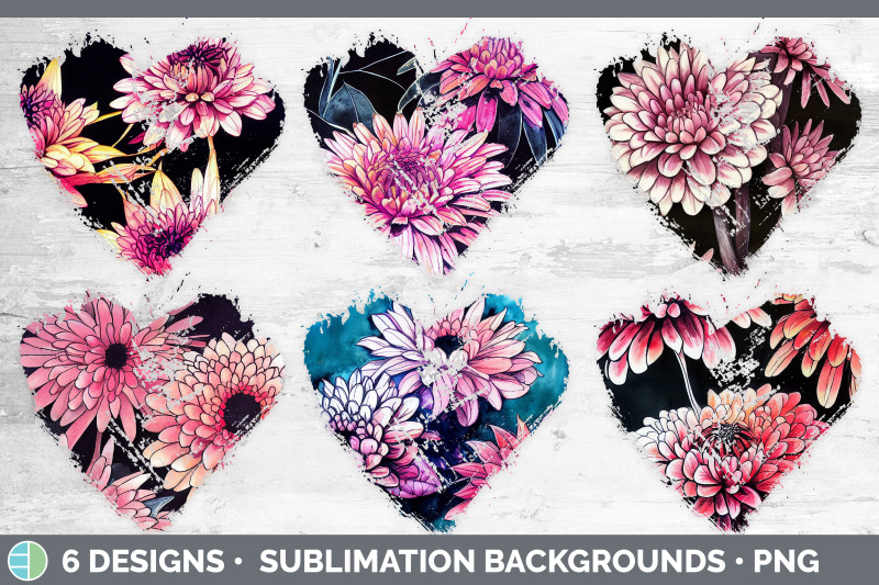 chrysanthemums-heart-distressed-clipart