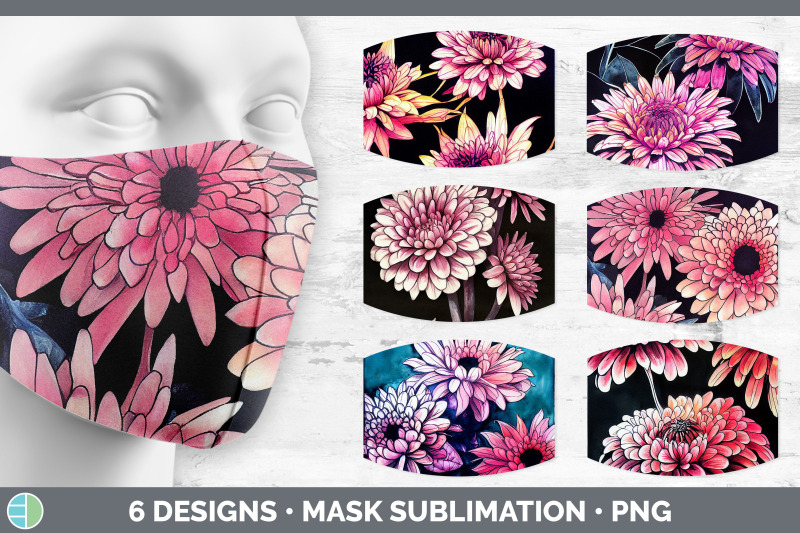 chrysanthemums-mask-sublimation-bundle-face-mask-designs