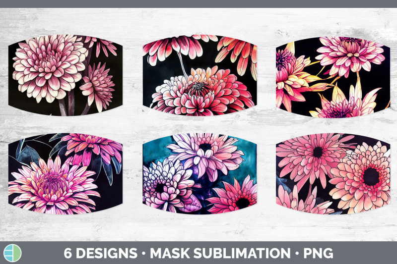 chrysanthemums-mask-sublimation-bundle-face-mask-designs