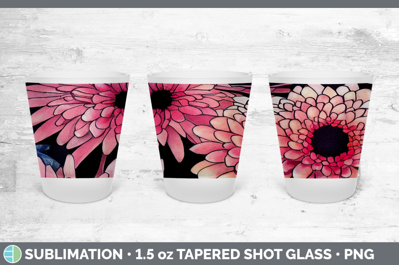 chrysanthemums-shot-glass-sublimation-shot-glass-1-5oz-tapered