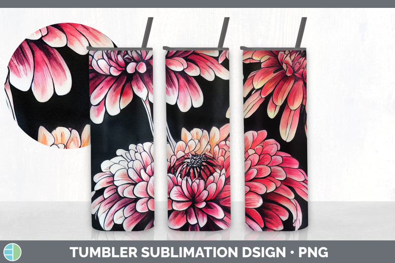 chrysanthemums-tumbler-sublimation-bundle