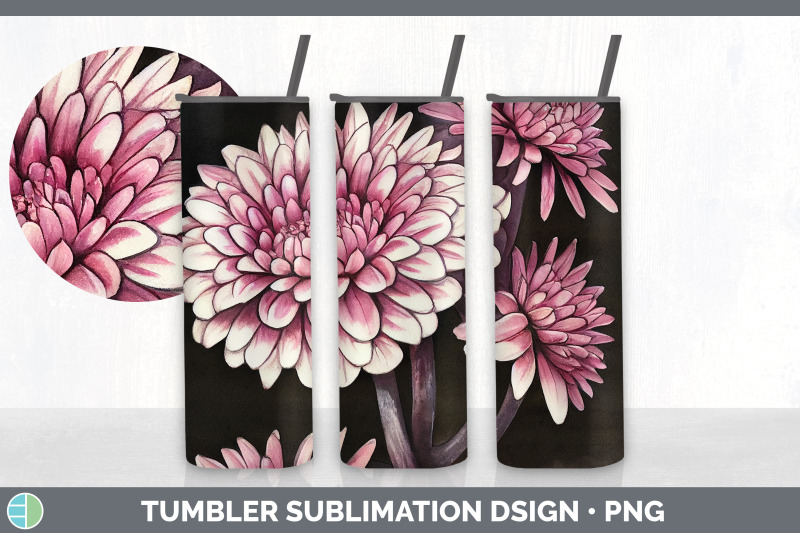 chrysanthemums-tumbler-sublimation-bundle