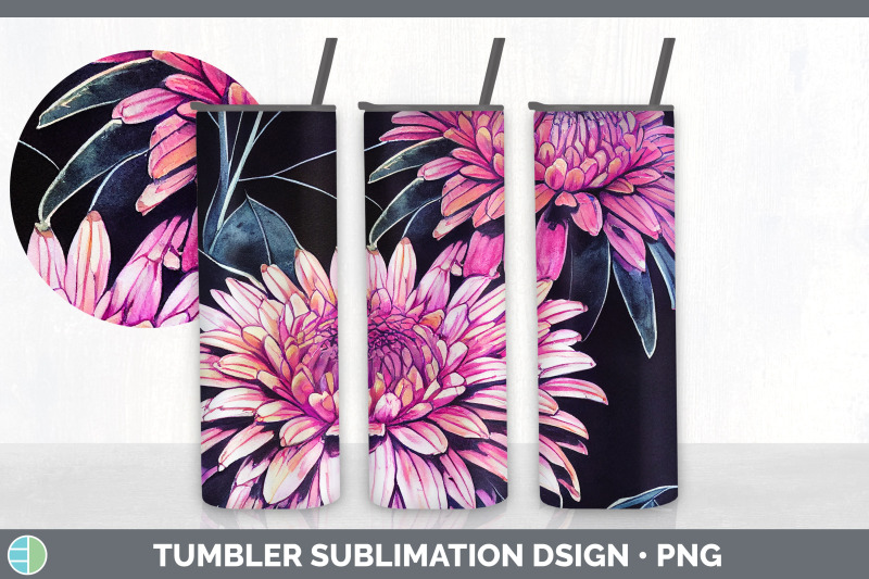 chrysanthemums-tumbler-sublimation-bundle