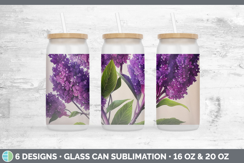 lilacs-glass-can-sublimation-beer-mason-jar