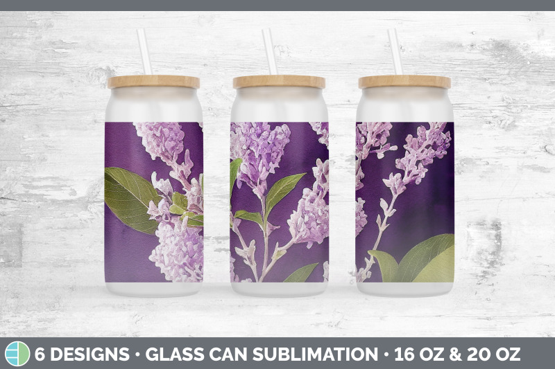 lilacs-glass-can-sublimation-beer-mason-jar